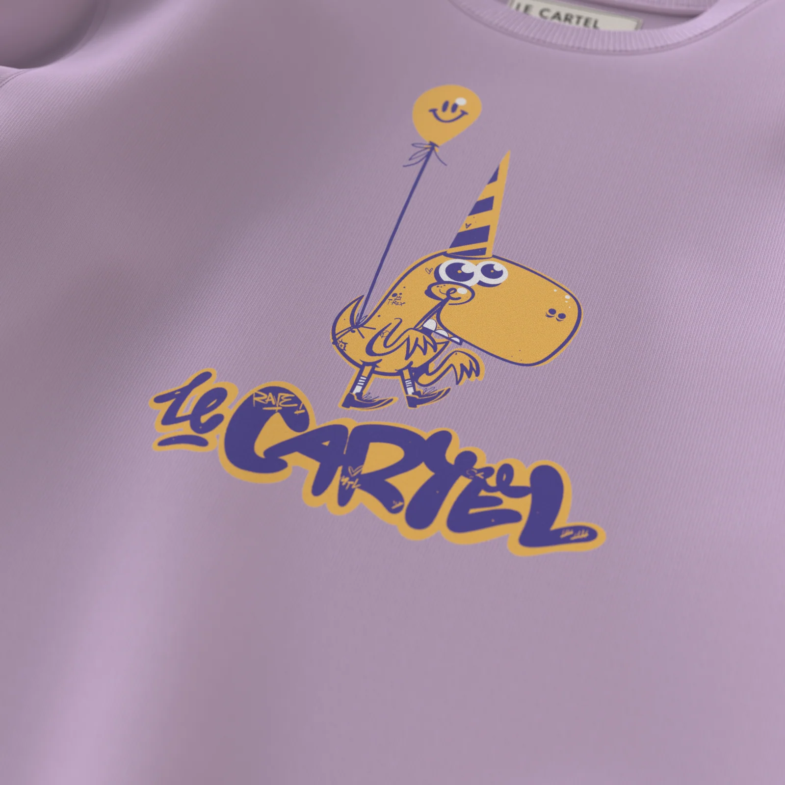 10 YEARS・Crewneck unisexe・Lilas - Image 3