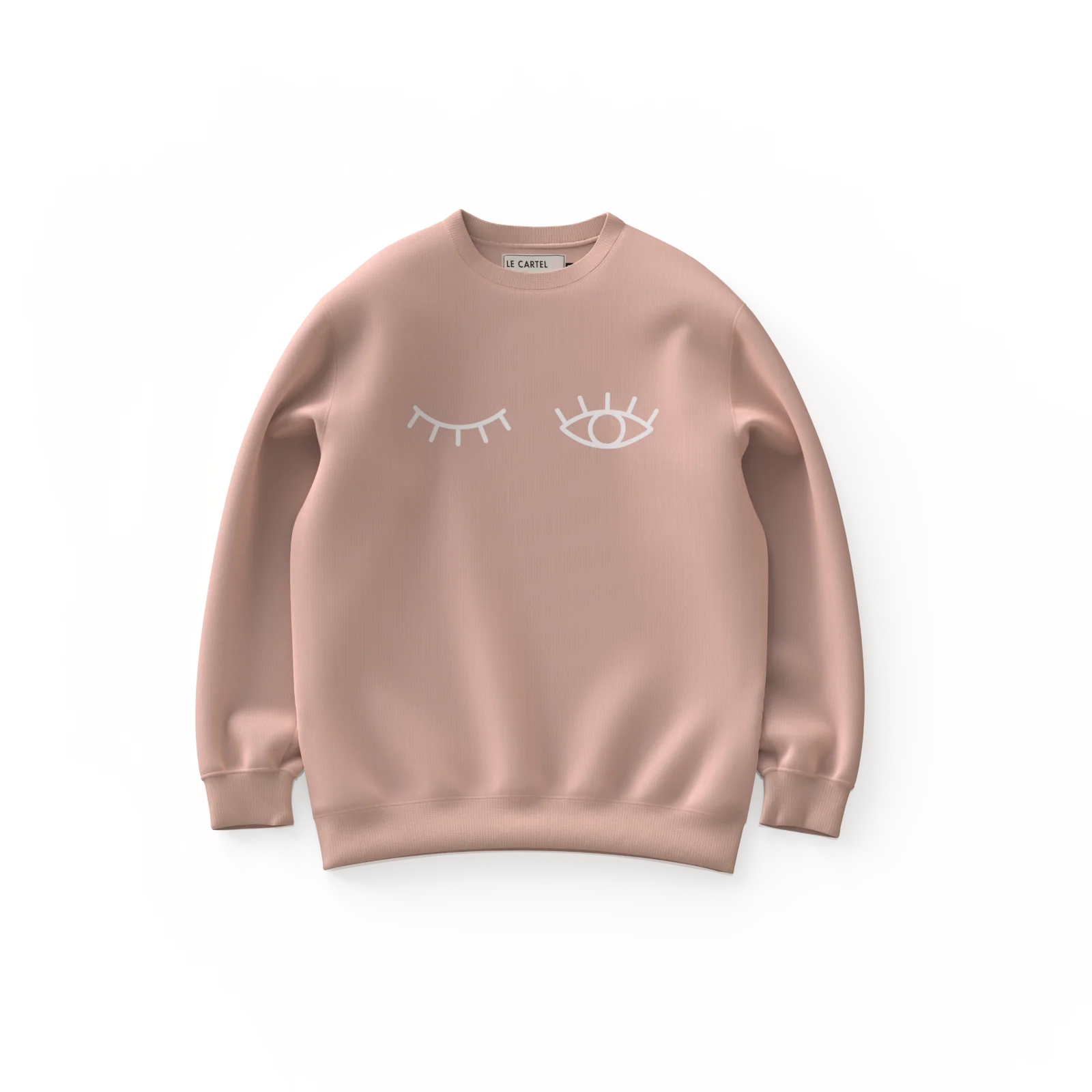 CLIN D’ŒIL・Crewneck unisexe・Rose poussière - Image 2