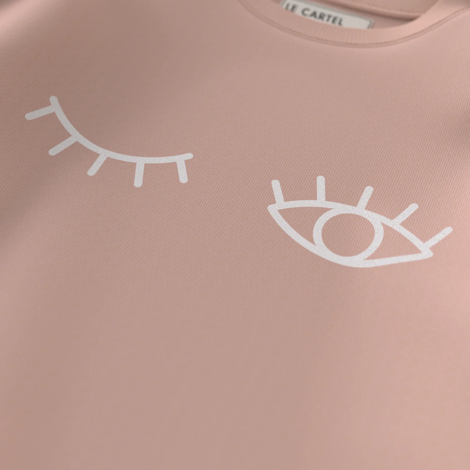 CLIN D’ŒIL・Crewneck unisexe・Rose poussière - Image 3