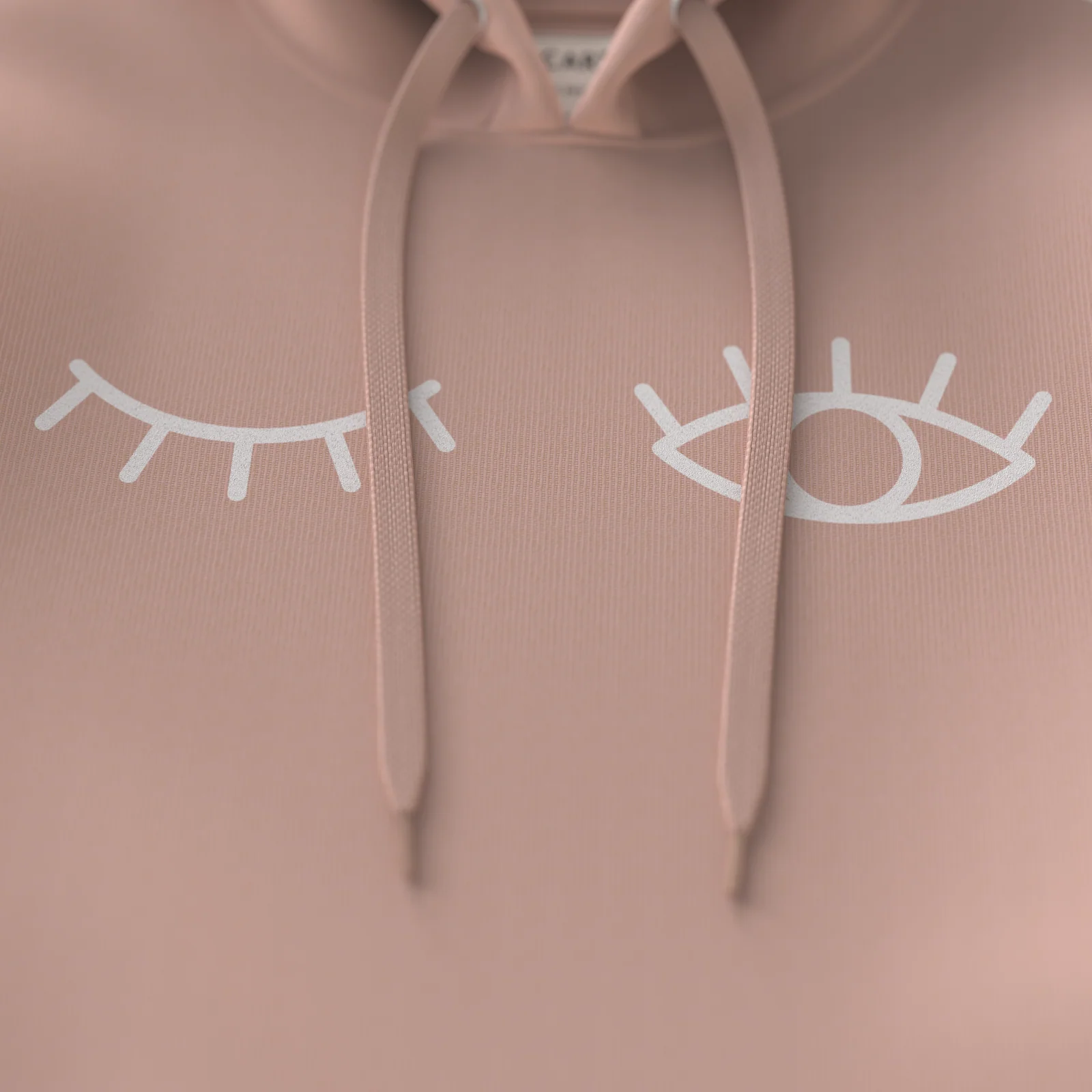 CLIN D’ŒIL・Hoodie unisexe・Rose poussière - Image 3