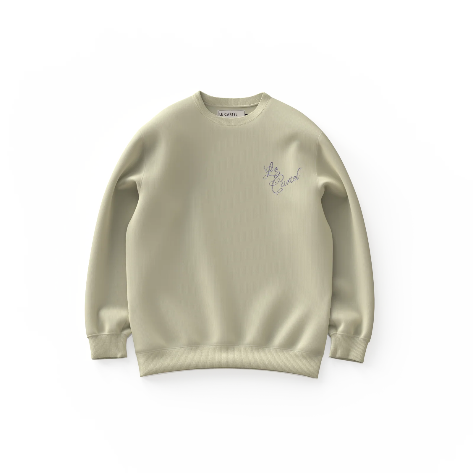 COMBUSTION LENTE・Crewneck ample unisexe・Crème - Image 3