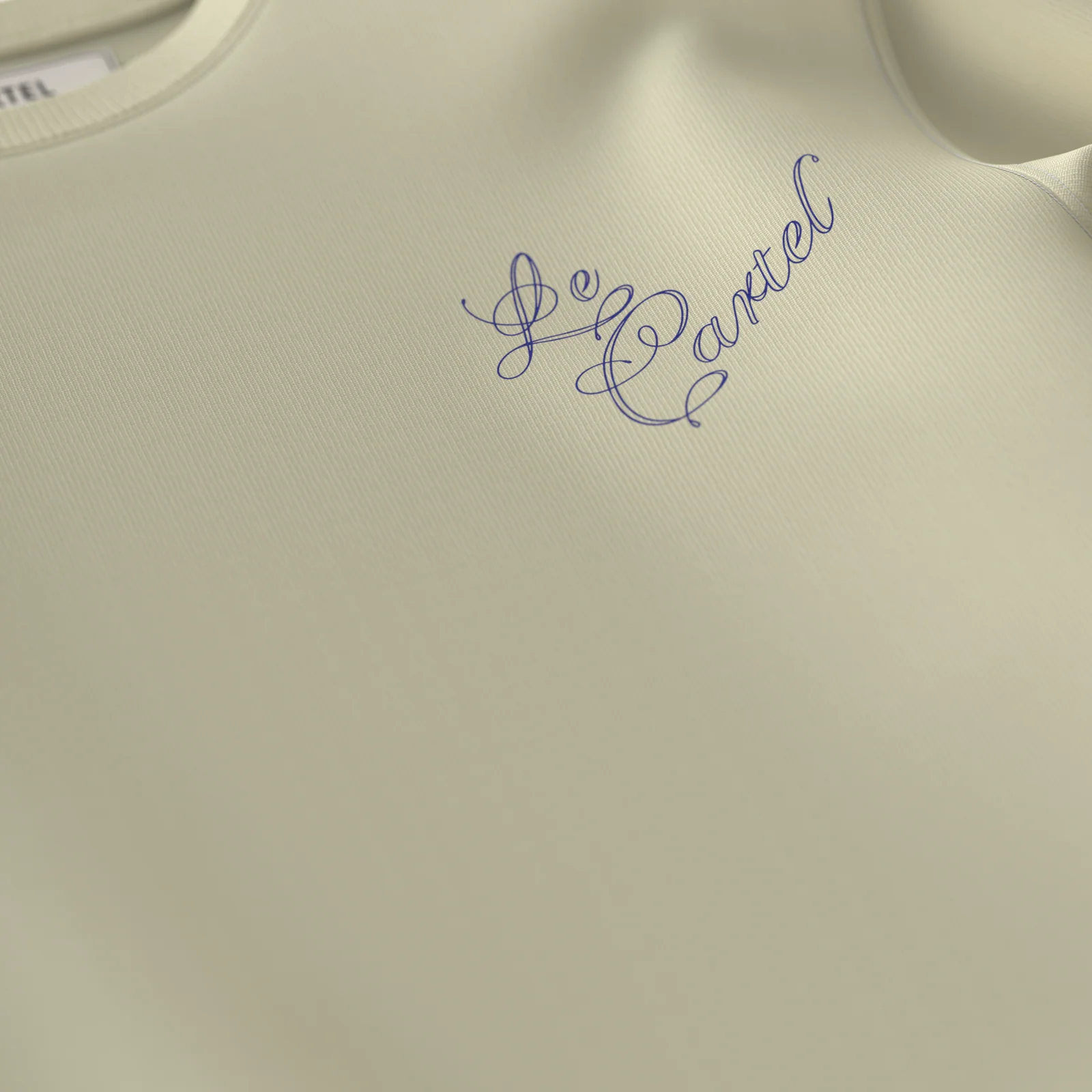 COMBUSTION LENTE・Crewneck ample unisexe・Crème - Image 5