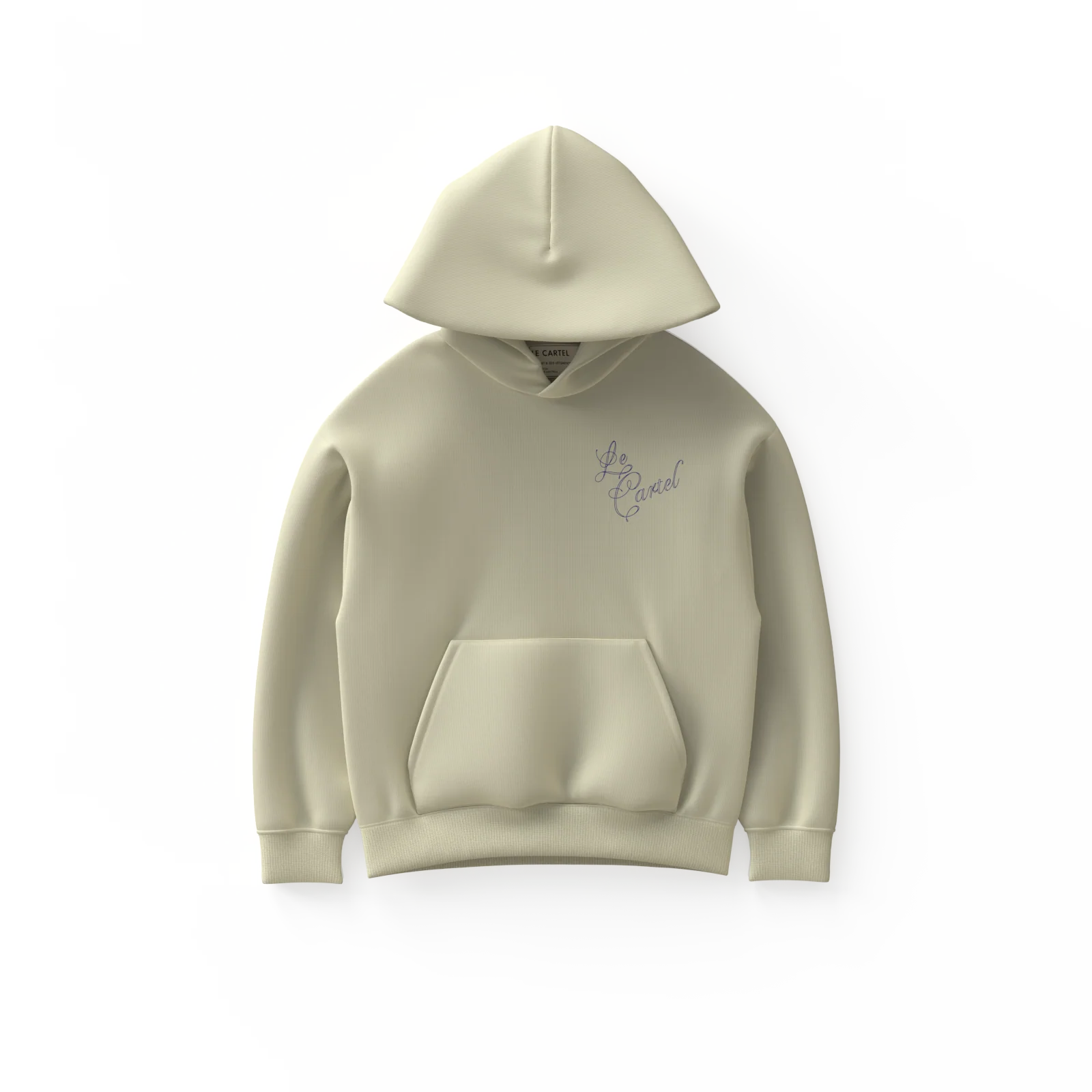 COMBUSTION LENTE・Hoodie ample unisexe・Crème - Image 3