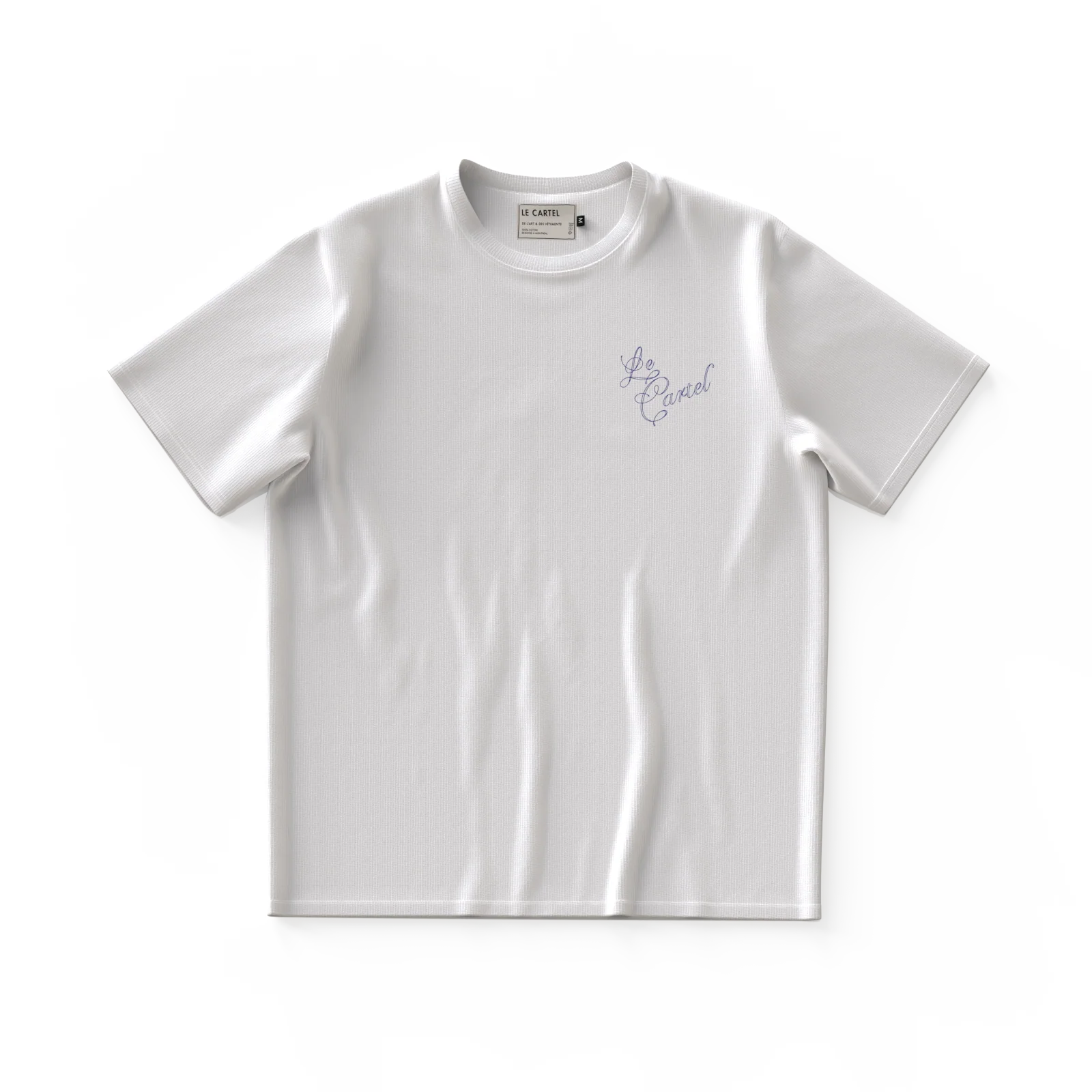 COMBUSTION LENTE・T-shirt ample unisexe・Blanc - Image 4