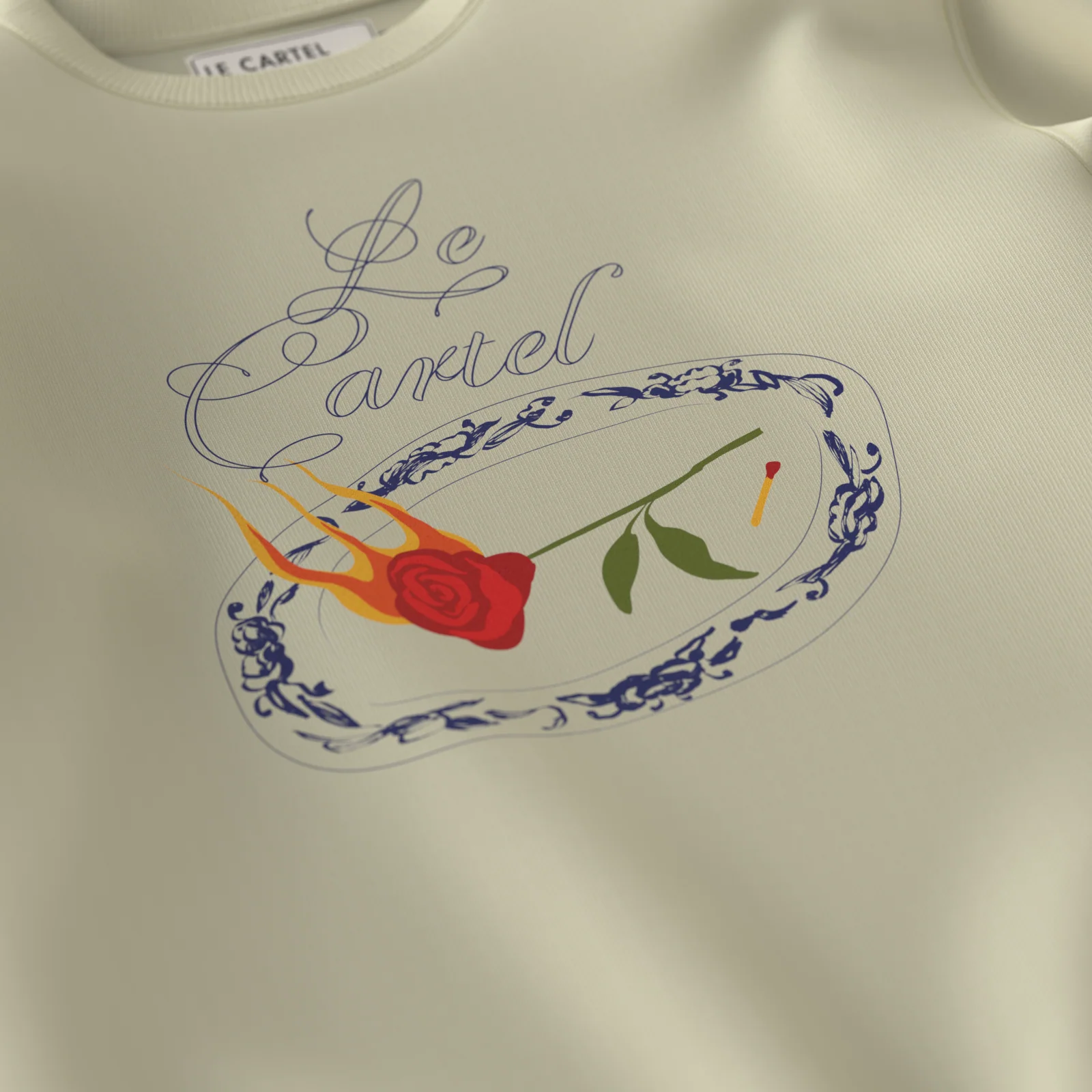 EPI-LOGUE・Crewneck ample unisexe・Crème - Image 3