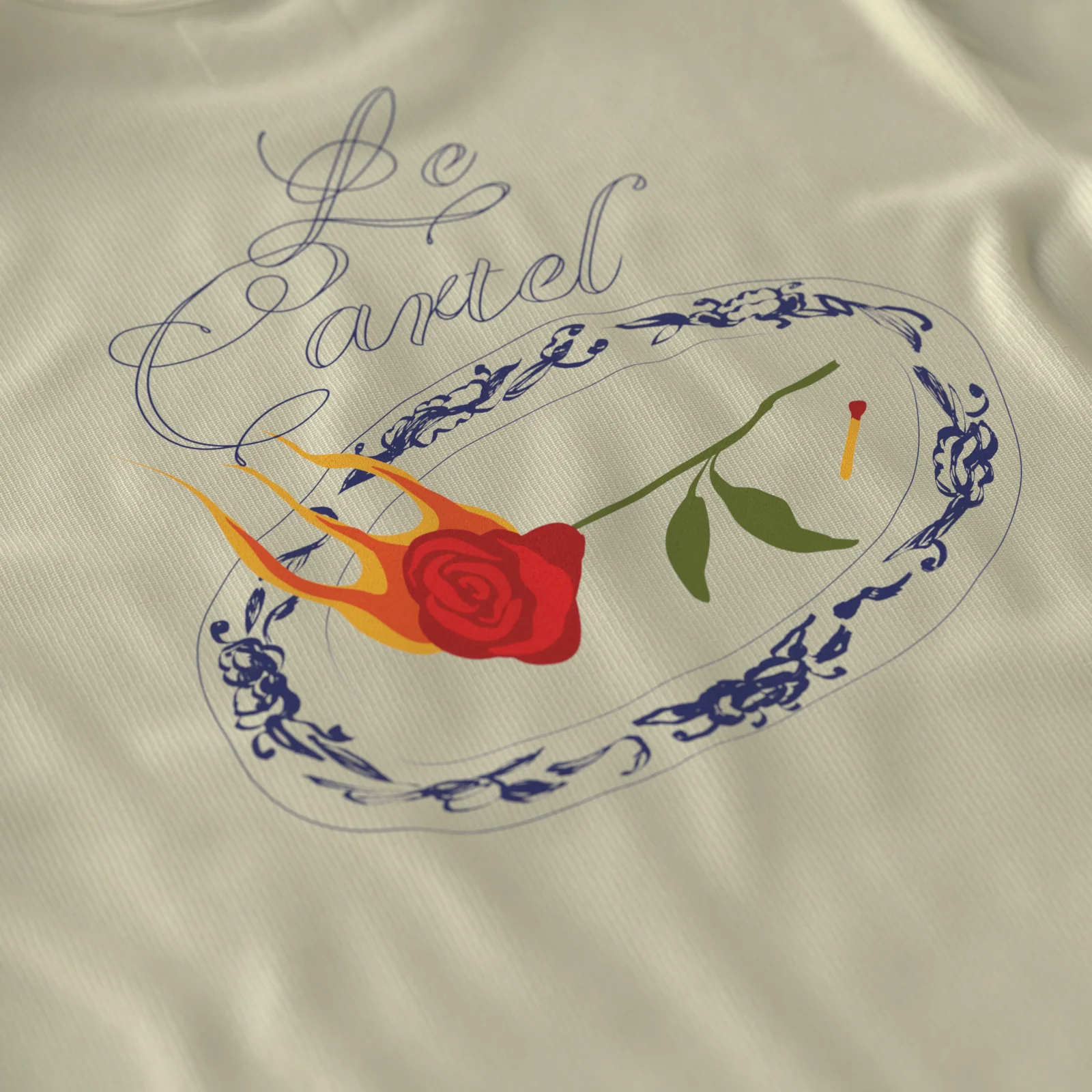 EPI-LOGUE・T-shirt ample unisexe・Crème - Image 5