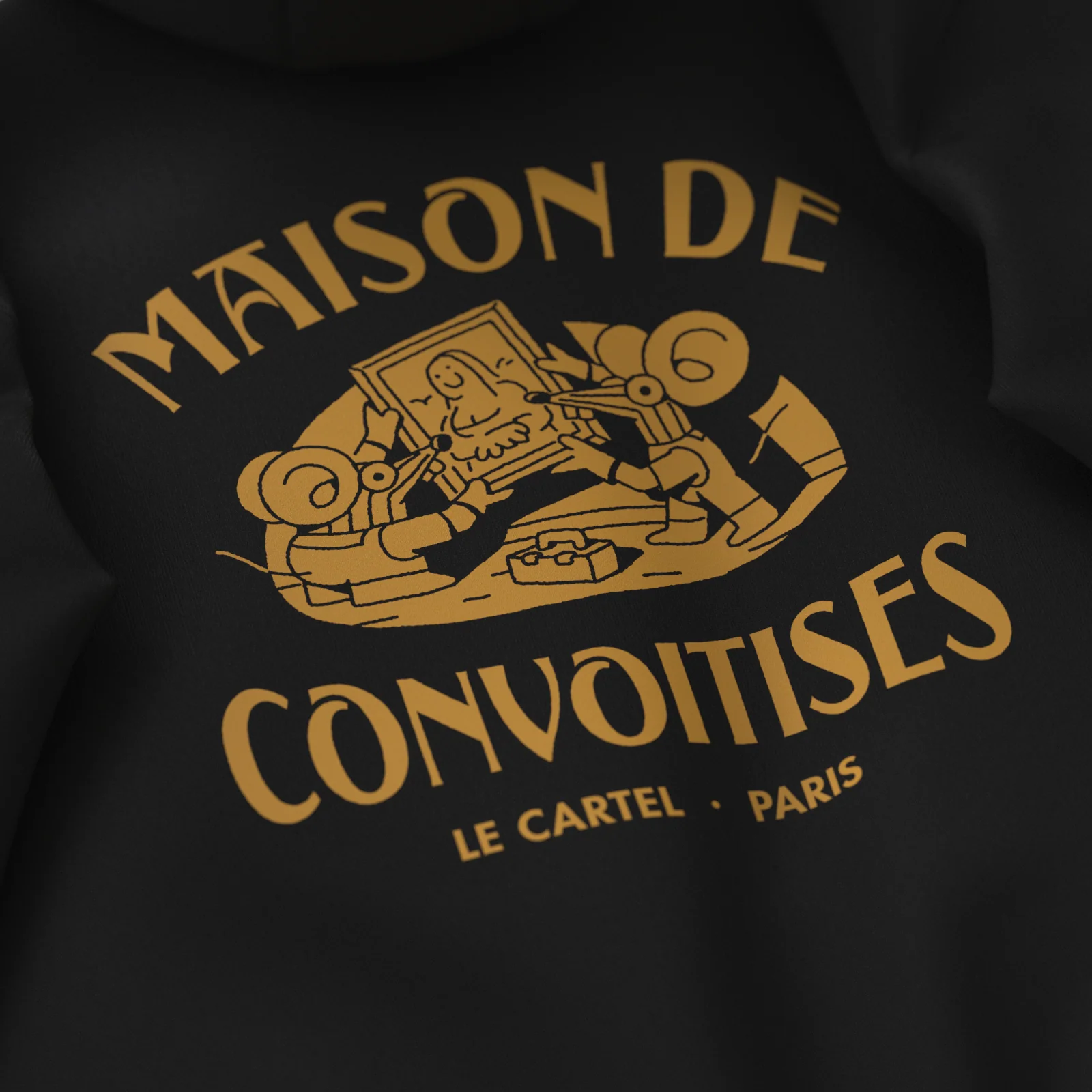 MAISON DE CONVOITISES・Hoodie unisexe・Noir - Image 4