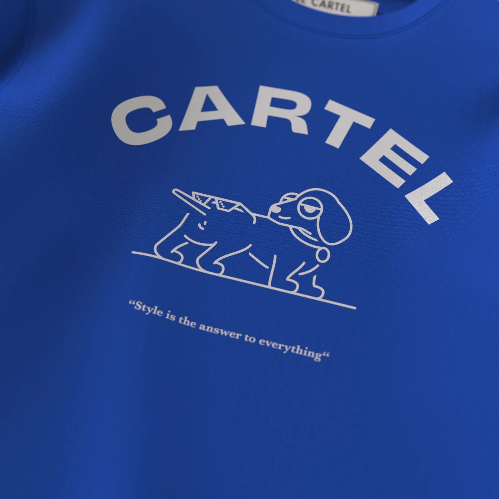 STYLE IS THE ANSWER・Crewneck unisexe・Bleu - Image 3